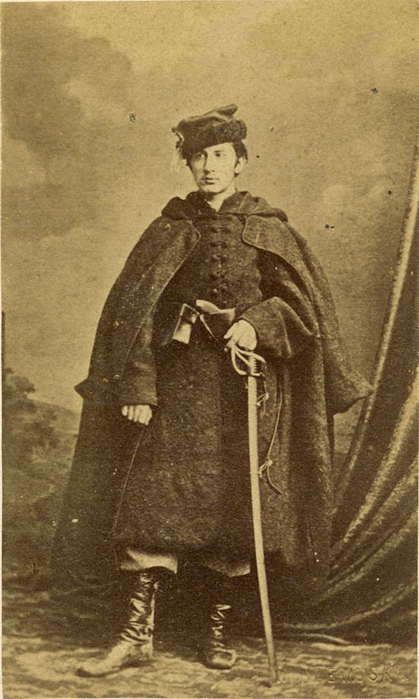 Emanuel Moszyński, fot. Walery Rzewuski, Kraków, 1863 r. (źródło: materiały MHK)
