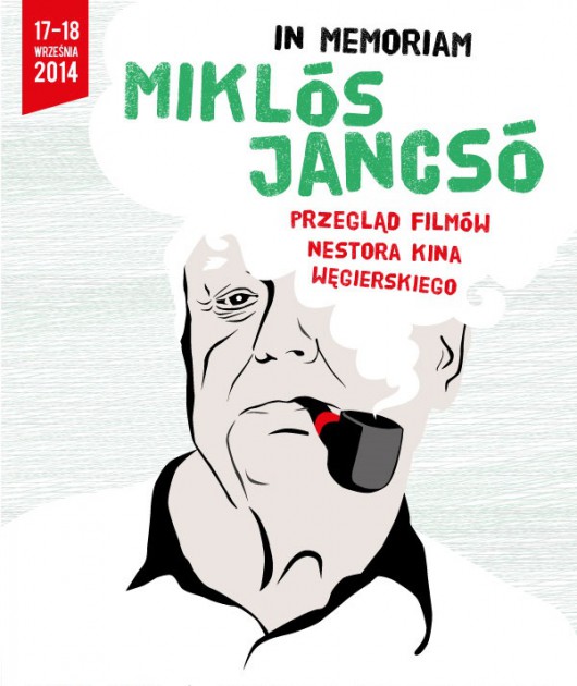 „In Memoriam Miklós Jancsó”, plakat, (źródło: materiał prasowe organizatora)