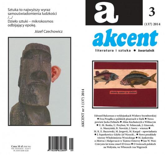 „Akcent”, nr 3, 2014 – okładka (źródło: materiały prasowe)