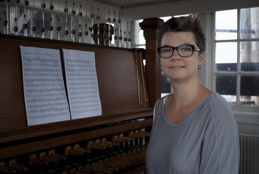 Małgorzata Fielbig, carillonistka, wykonawczyni na Letnich Koncertach Carillonowych 8,9 sierpnia 2014 w Gdańsku, (źródło: materiały prasowe organizatora)