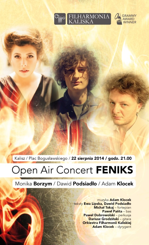 Open Air Concert FENIKS, plakat (źródło: materiały prasowe organizatora)