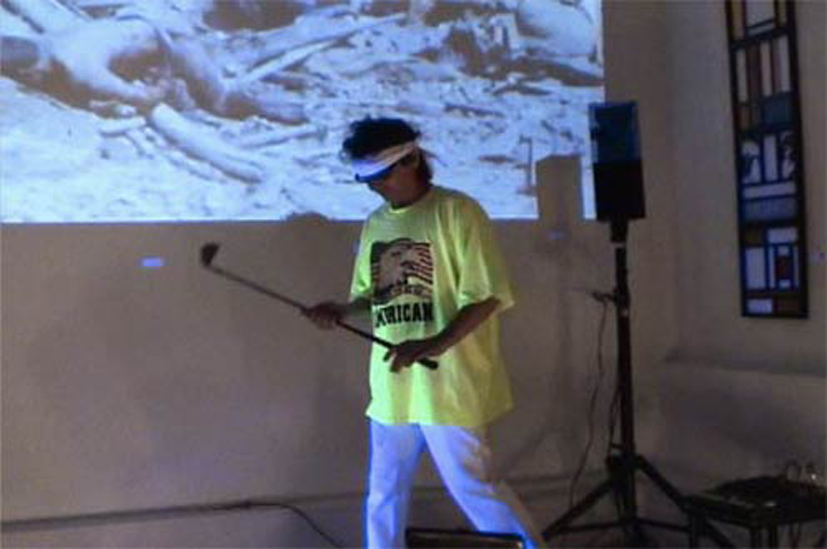 Peter Grzybowski, „August Performance”, Howl! Festival, FusionArts Museum, Nowy Jork, 2005 (źródło: materiały prasowe)