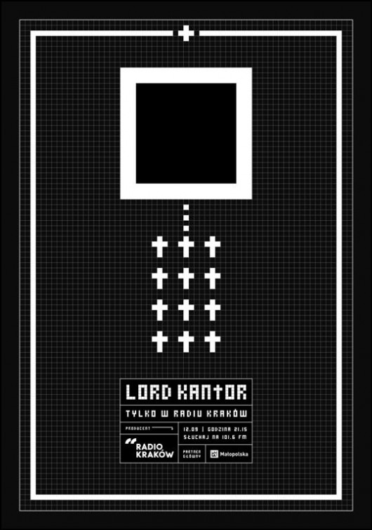 Plakat słuchowiska „Lord Kantor”, (źródło: materiały prasowe organizatora)
