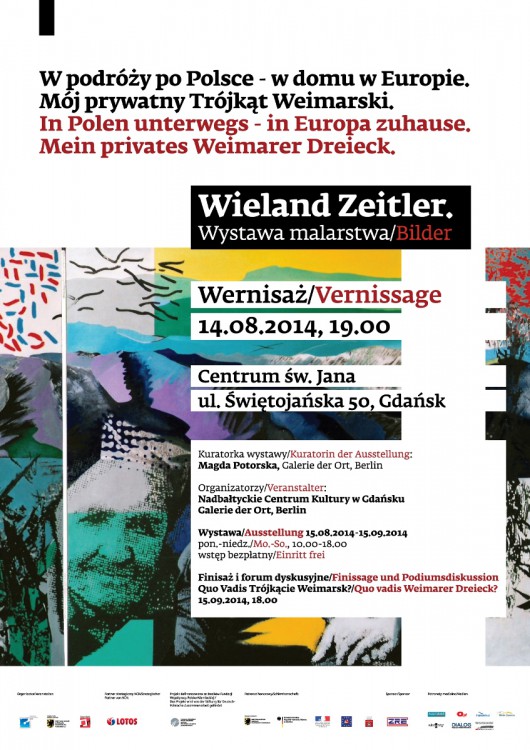 „W podróży po Polsce – w domu w Europie. Mój prywatny Trójkąt Weimarski” – plakat (źródło: materiały prasowe)
