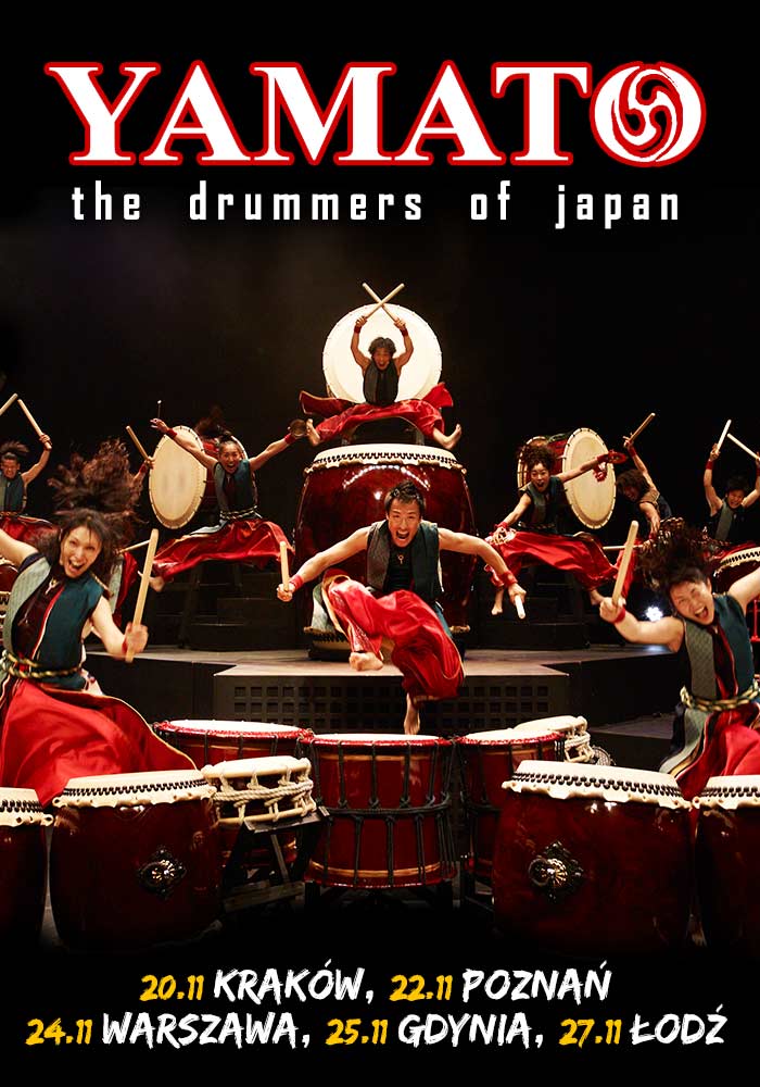 Yamato – The Drummers of Japan, plakat, (źródło: materiały prasowe organizatora)