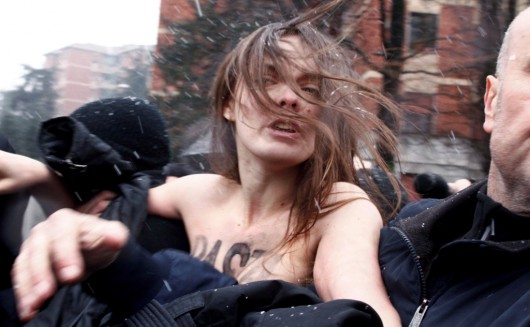 Kadr z Filmu Alaina Margot, „I am Femen”, (źródło: materiały prasowe organizatora)