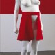 Anna Baumgart, „Bombowniczka”, odlew gipsowy, maska silikon, spódnica, 2005, dzięki uprzejmości artystki (źródło: materiały prasowe organizatora)