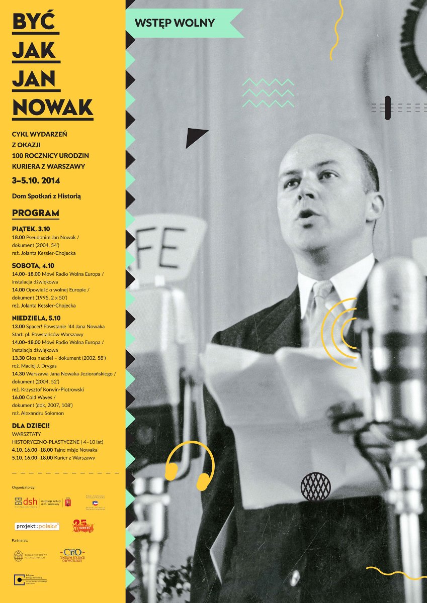 „Być jak Jan Nowak” – plakat (źródło: materiały prasowe)
