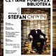 „Czytanie Pomorza. Biblioteka” – Spotkanie nr 1: Stefan Chwin, plakat (źródło: materiały prasowe NCK w Gdańsku)