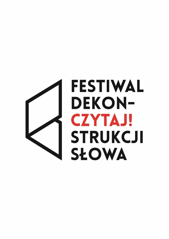 Festiwal Dekonstrukcji Słowa „Czytaj!”, logo (źródło: materiały prasowe)