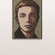 Julian Opie, „Finn.1.”, 2014, mozaika, 151 x 110,1 cm, dzięki uprzejmości artysty (źródło: materiały prasowe organizatora)