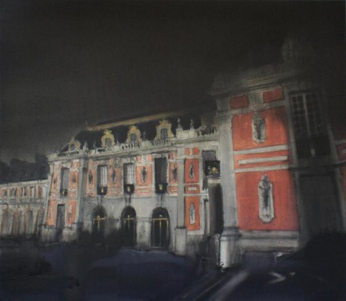 Łukasz Stokłosa, „Wersal”, olej na płótnie, 70x80 cm, 2013 (źródło: materiały prasowe organizatora)