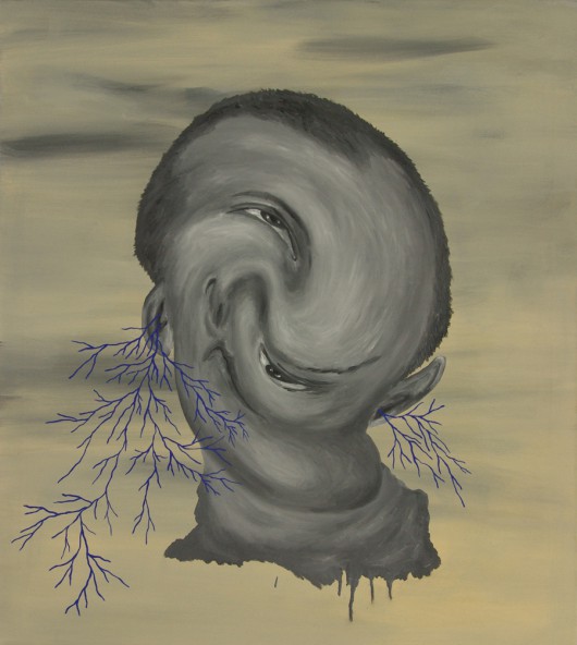 Małgorzata Wielek-Mandrela, „Portret pamięciowy”, 100x95 cm, olej na płótnie, 2009-2011 (źródło: materiały prasowe organizatora)