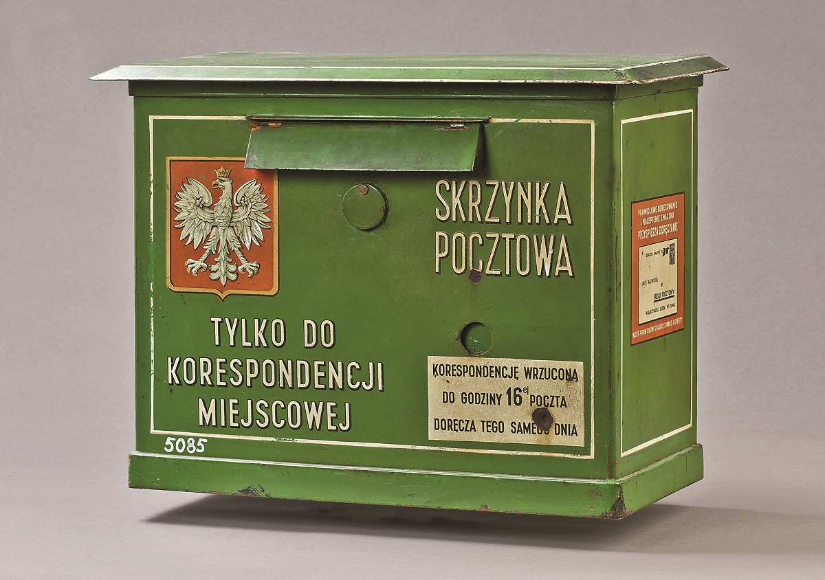 Skrzynka pocztowa, przedmiot prezentowany w ramach wystawy „Made in Poland”, (źródło: materiały prasowe organizatora)