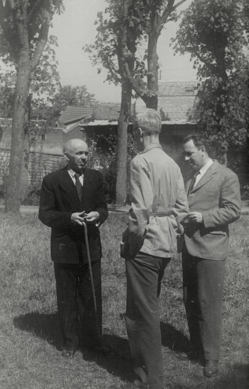 Stanisław Vincenz, Józef Czapski, Zygmunt Hertz, Wielkanoc 1949, Corneille (źródło: materiały portalu Kultura Paryska)