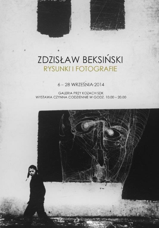 Zdzisław Beksiński „Rysunki i fotografie”, plakat (źródło: materiały prasowe)