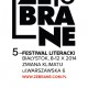 5. Festiwal Literacki Zebrane, plakat (źródło: materiały prasowe organizatora)