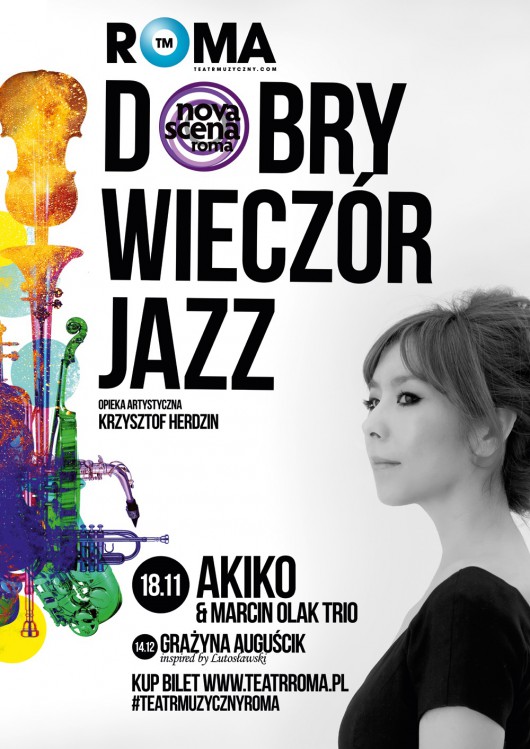 Koncert Akiko, plakat (źródło: materiały prasowe organizatora) 