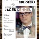 Czytanie Pomorza. Biblioteka – Jacek Dehnel, plakat (źródło: mat. prasowe Nadbałtyckiego Centrum Kultury w Gdańsku)