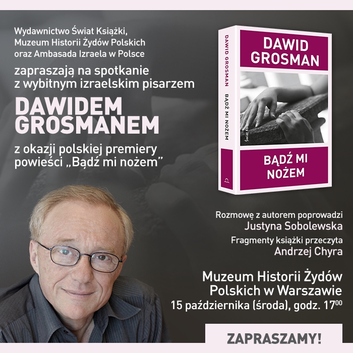 Spotkanie z Dawidem Grosmanem, plakat (źródło: materiały prasowe)