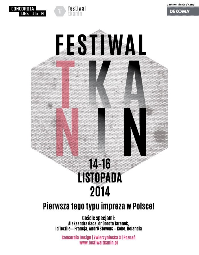 Festiwal Tkanin w Concordia Design (źródło: materiały prasowe organizatora)