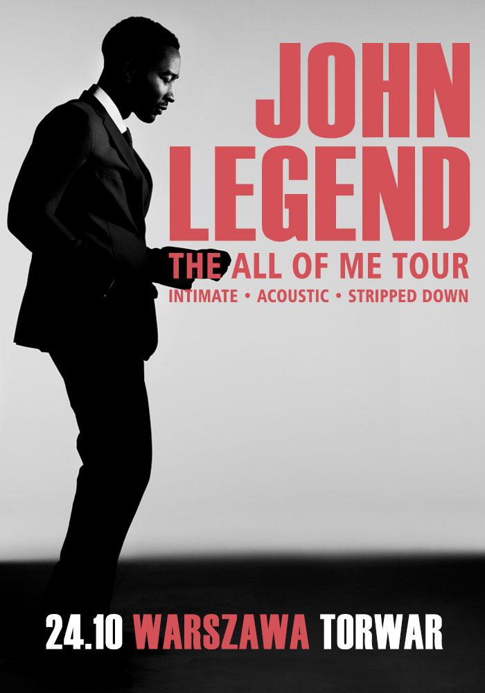 John Legend, plakat (źródło: materiały prasowe organizatora)