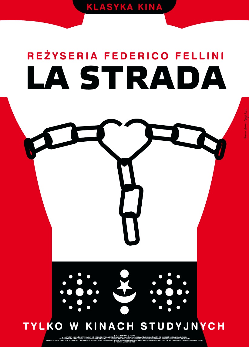Plakat filmu „La strada”, (źródło: materiały prasowe dystrybutora)