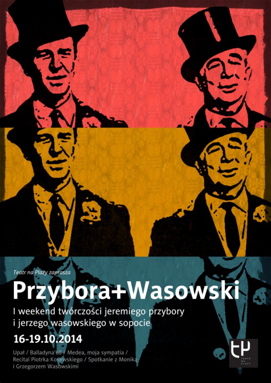 Przybora + Wasowski, plakat (źródło: materiały prasowe organizatora) 