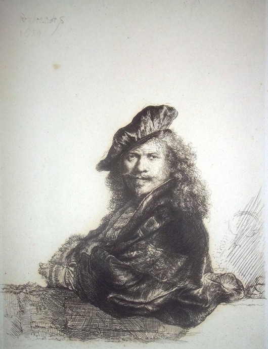 Rembrandt van Rijn, „Autoportret”, (źródło: materiały prasowe organizatora)