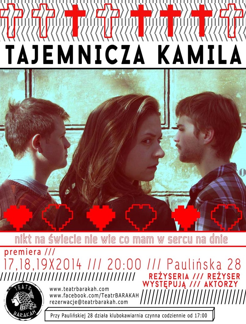 „Tajemnicza Kamila”, plakat (źródło: materiały prasowe organizatora)