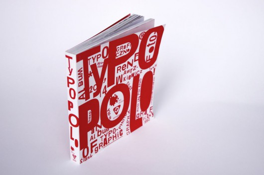 „Typopolo. Album typograficzno–fotograficzny”, red. Rene Wawrzkiewicz, okładka (źródło: materiały prasowe)