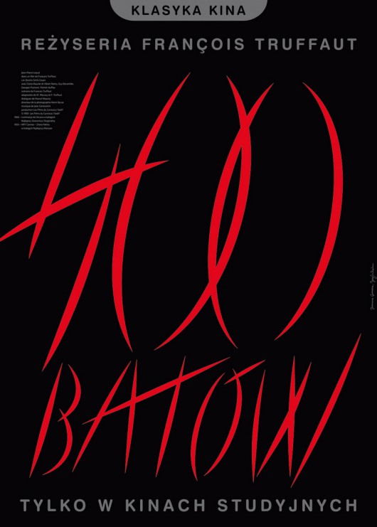 „400 batów” reż. Francois Truffaut – plakat (źródło: materiały prasowe dystrybutora)