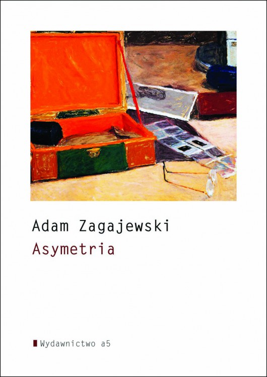 Adam Zagajewski „Asymetria” – okładka (źródło: materiały prasowe)