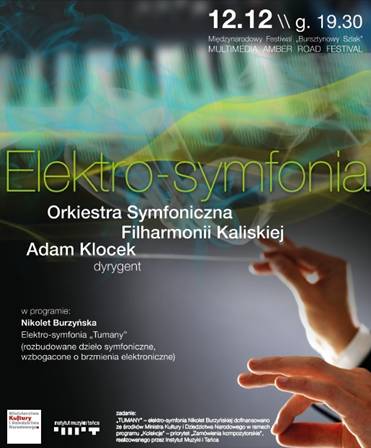 „Elektro-symfonia” – plakat (źródło: materiały prasowe organizatora)
