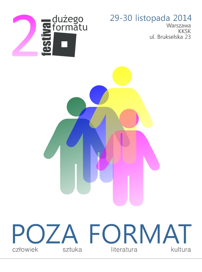 Festiwal Dużego Formatu – plakat (źródło: materiały prasowe organizatora)