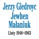 Jerzy Giedroyc, Jewhen Małaniuk „Listy 1948–1963” – okładka (źródło: materiały prasowe)