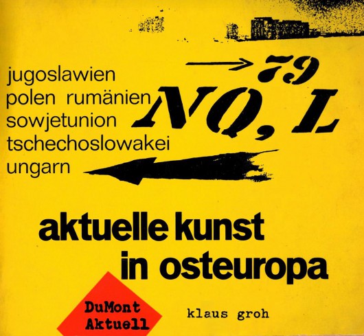 Klaus Groh, „Aktuelle Kunst in Osteuropa”, okładka książki (źródło: materiały prasowe organizatora)