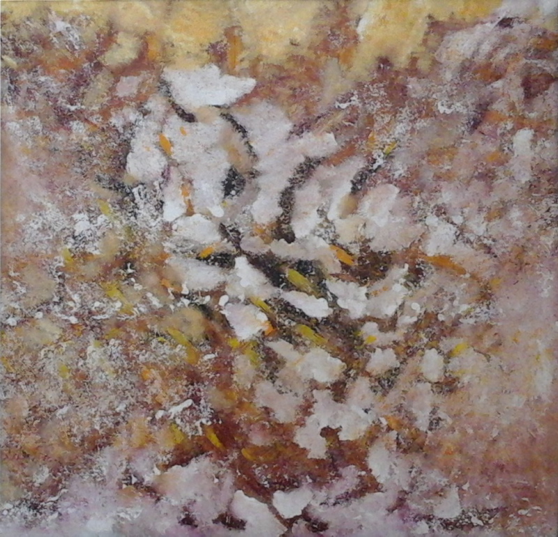 Michał Rutkowski, „Impresja jesienna”, olej na papierze naklejonym na drewno, 94x97 cm, 2011 (źródło: materiały prasowe organizatora)