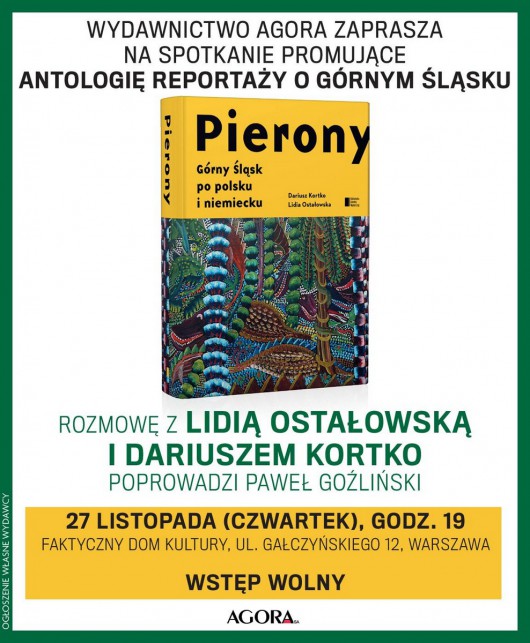 „Pierony. Górny Śląsk po polsku i niemiecku”, zaproszenie na spotkanie (źródło: materiały prasowe)