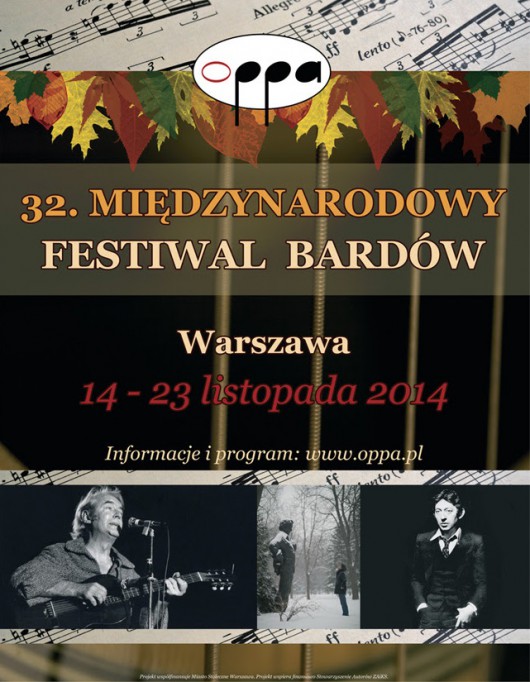 „Premiery i Interpretacje" – Koncert Galowy OPPA 2014, plakat (źródło: materiały prasowe)