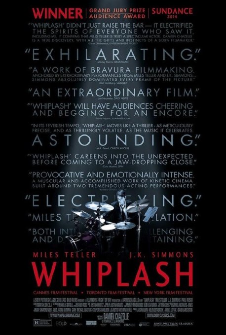 „Whiplash” reż. Damien Chazelle – plakat (źródło: materiał prasowe organizatora)