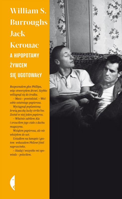 William Burroughs, Jack Kerouac „A hipopotamy żywcem się ugotowały” – okładka (źródło: materiały prasowe)