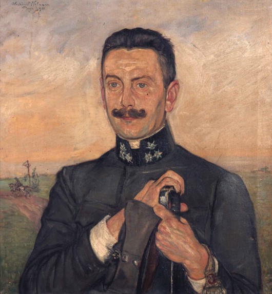 Wlastimil Hofman, „Autoportret w mundurze”, 1916 (źródło: materiały prasowe organizatora)