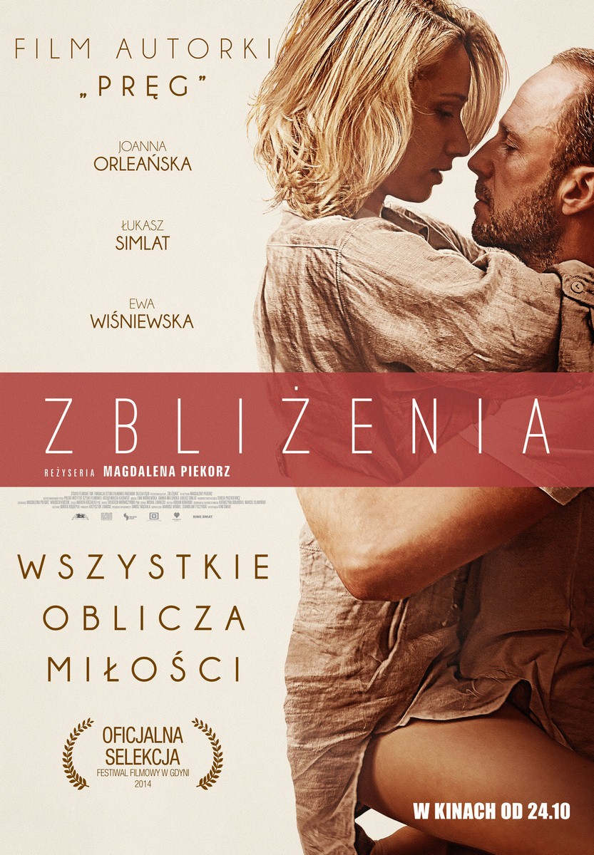 „Zbliżenia” reż. Magdalena Piekorz – plakat (źródło: materiały prasowe dystrybutora)