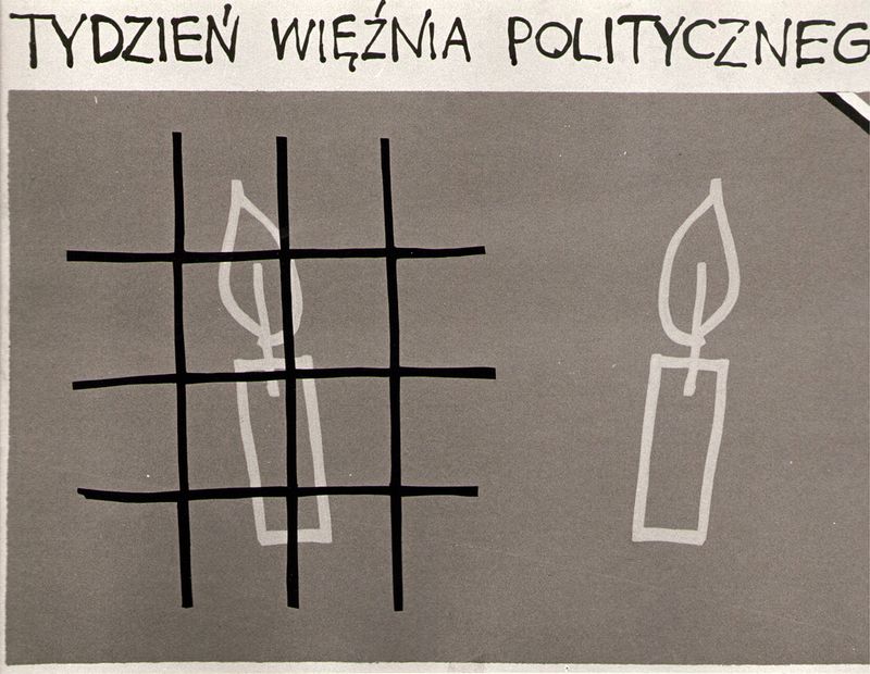 Plakat „Solidarności”, aut. Andrzej Budek, 1985 (źródło: materiały prasowe)