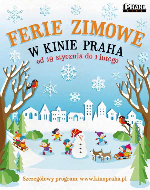 Ferie zimowe w Kinie Praha – plakat (źródło: materiał prasowe organizatora)