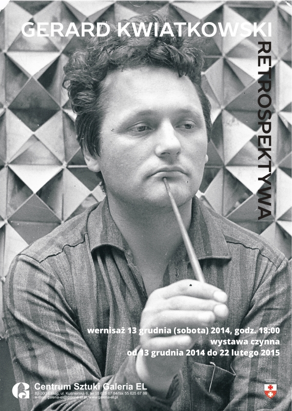 „Gerard Kwiatkowski – Retrospektywa” – plakat (źródło: materiały prasowe)