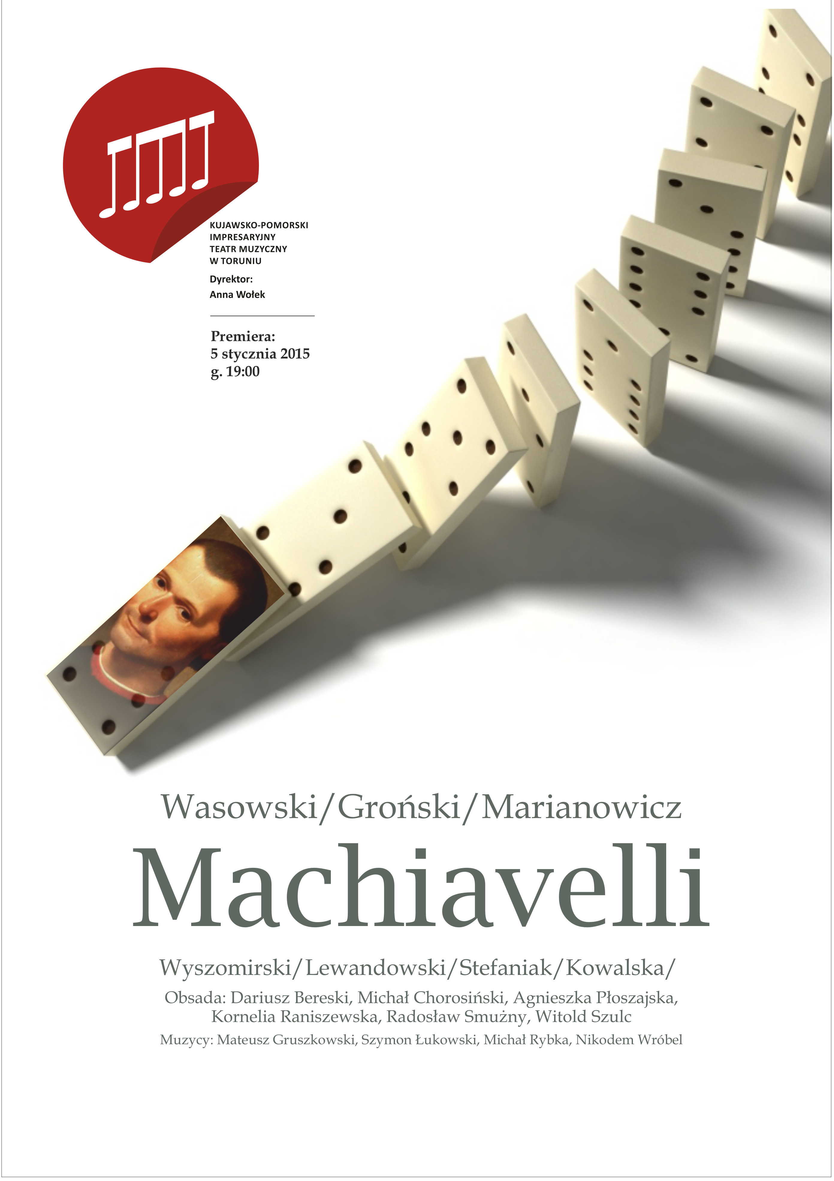 „Machiavelli”, plakat (źródło: materiały prasowe)