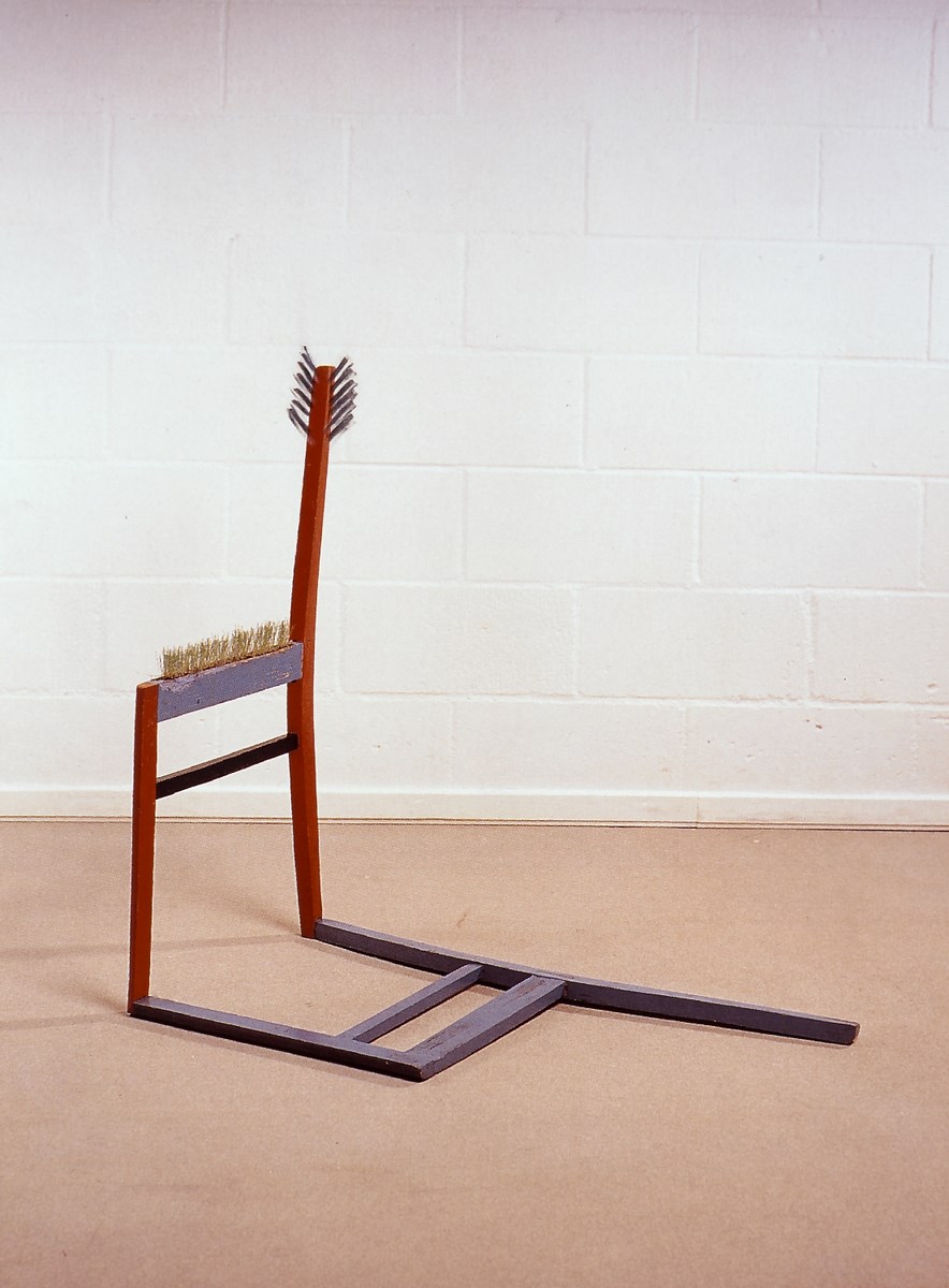 Mariusz Kruk, bez tytulu, krzesło, 1984, fot. Muzeum Sztuki w Łodzi (źródło: materiały prasowe organizatora)