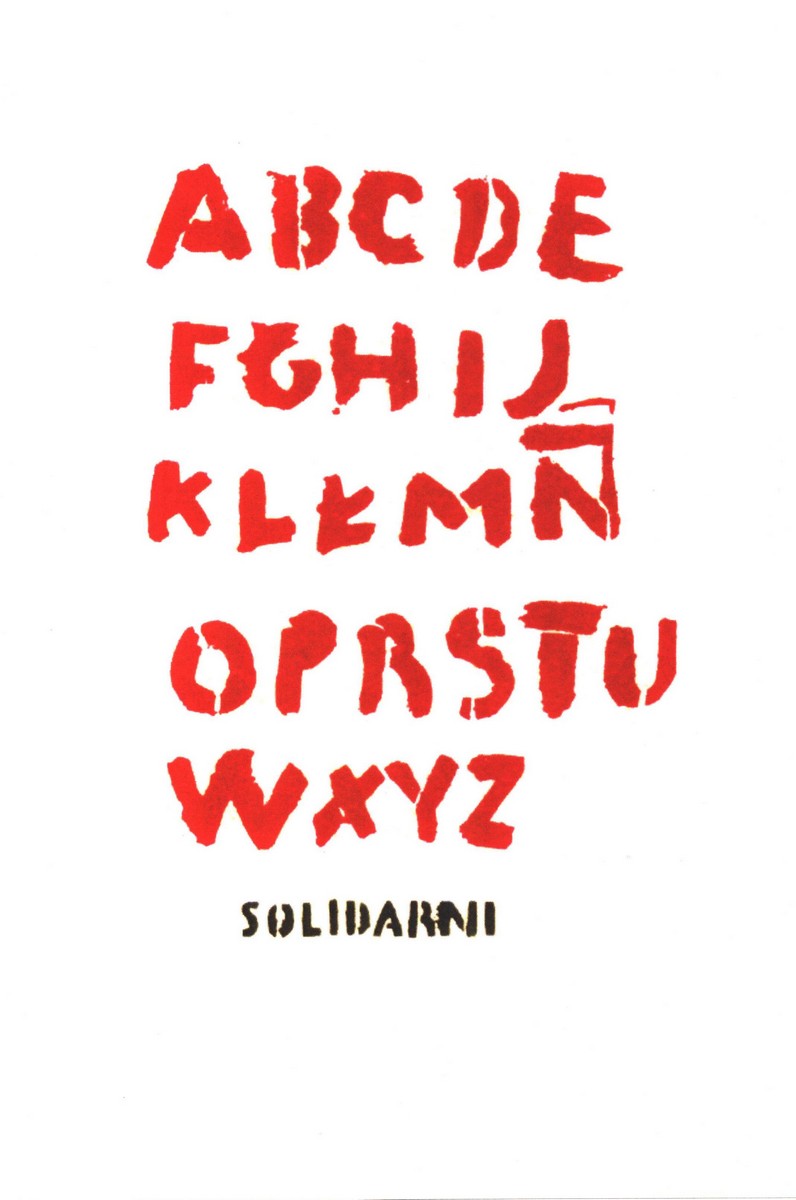 Plakat „Solidarności”, aut. Piotr Młodożeniec, 1981 (źródło: materiały prasowe)